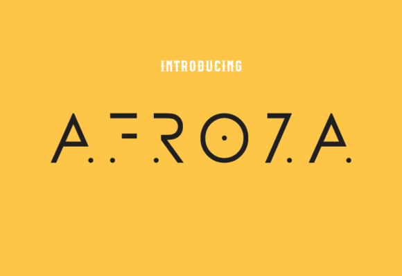Afroza: A Bold Font for Digital Campaigns