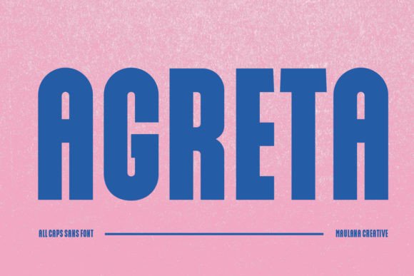 Agreta: A Bold Sans Serif for Web Design