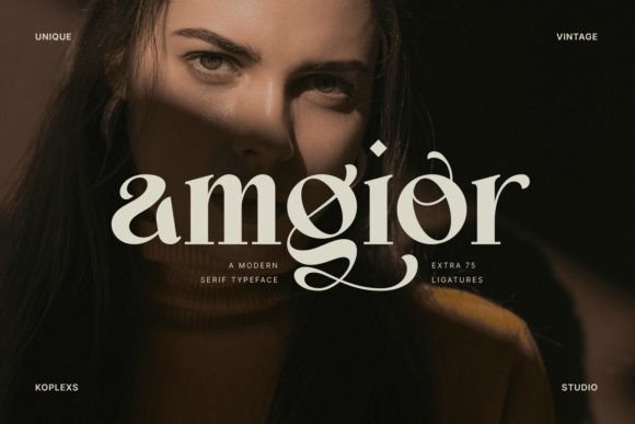 Amgior: A Font That Elevates Your Brand