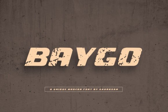 Baygo Font: Bold & Beautiful
