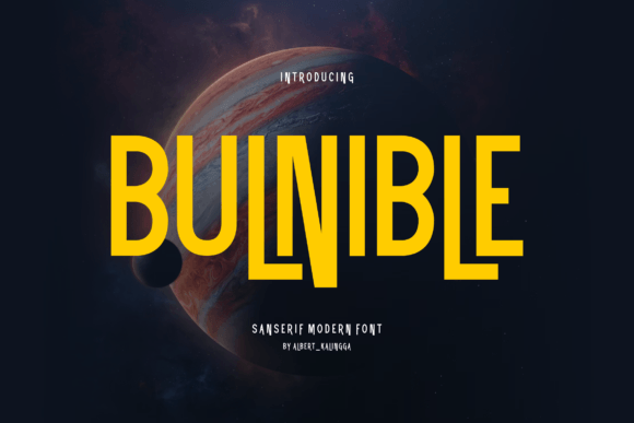 Bulnible: Modern Font for Digital Marketing