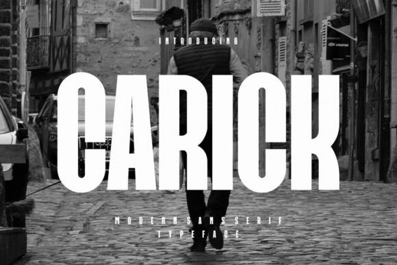 Carick: A Modern Sans Serif Typeface for Digital Clarity