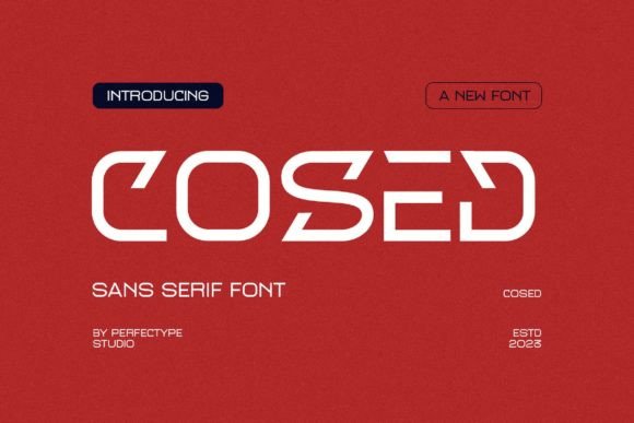 Cosed: A Modern Font for Digital Marketing