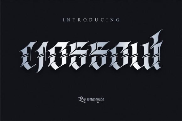 Crossout Font Review