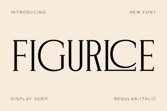 Figurlce: A Serif Font for Elegant Campaigns