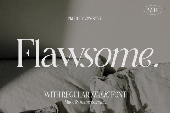 Flawsome: A Stylish Serif Font