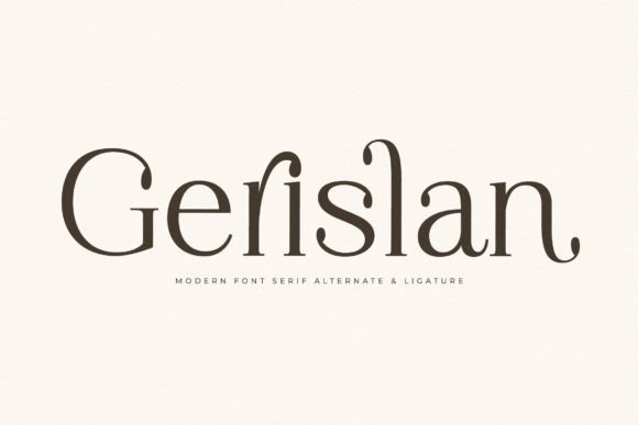 Gerislan is one of those typefaces that feels like it was made for the kind of work I do—where elegance and clarity matter. I remember the moment I first opened a brand board for a small, independent café project. The client wanted something that felt timeless but not outdated, something that could stand out without being too bold. That’s when I pulled up Gerislan.