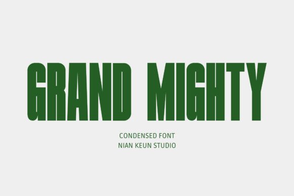 Grand Mighty Font for Creative Projects