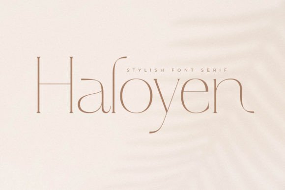 Haloyen: A Serif Font for Elegant Design