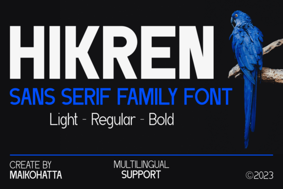 Hikren: A Modern Sans Serif for Designers