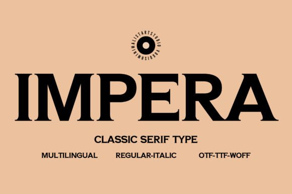 Impera: A Serif Font for Web Design