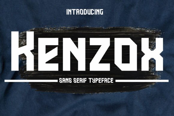 Kenzox: A Modern Serif Font for Web Design