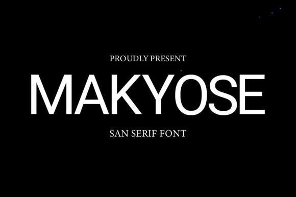 Makyose: A Modern Sans Serif for Web Design