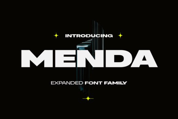 Menda: A Bold Font for Creative Makers