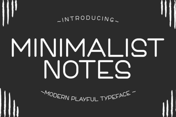 Minimalist Notes Font for Creative Projects