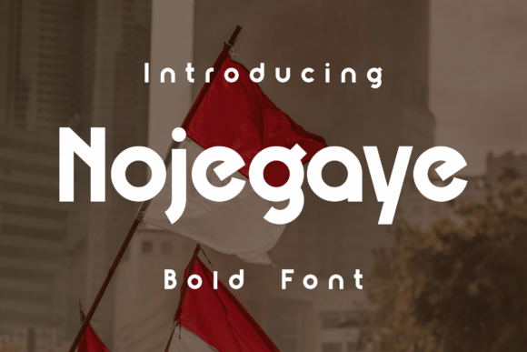 Nojegaye: A Modern Sans Serif for Creative Projects