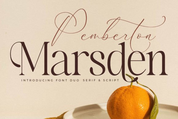 Pemberton Marsden Font for Creative Projects