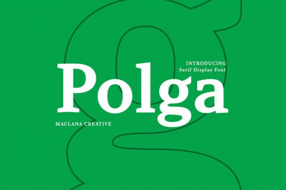 Polga: A Professional Serif Font for Small Businesses