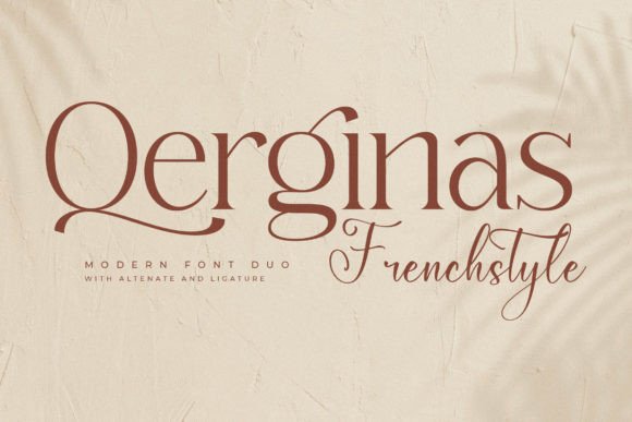 Qerginas Frenchstyle Font