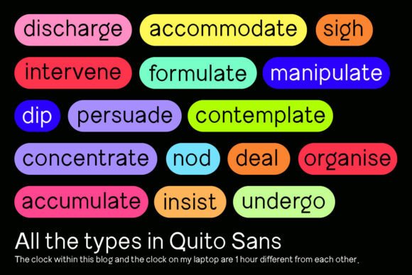 Quito: A Modern Sans Serif for Elegant Design
