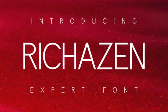 Richazen: A Modern Font for Creative Makers