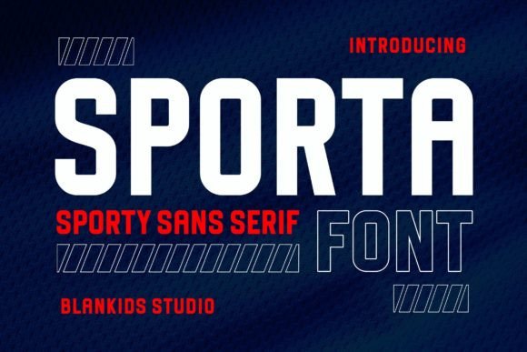 Sporta: Bold Font for Craft Projects